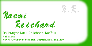 noemi reichard business card